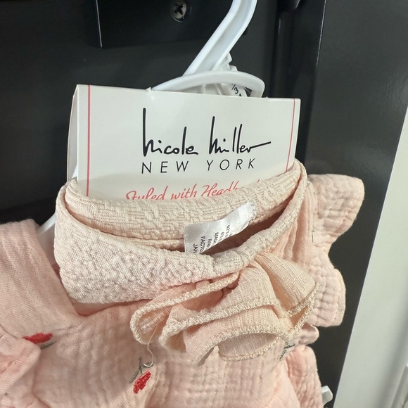 Charming Pink Floral Diaper Cover Set - Picture 4 of 6